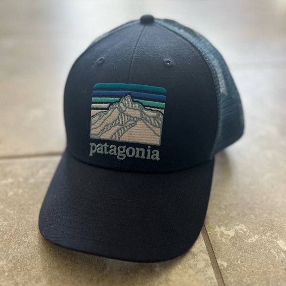 Patagonia Accessories - Patagonia Trucker Hat Navy Blue One Size LIKE NEW